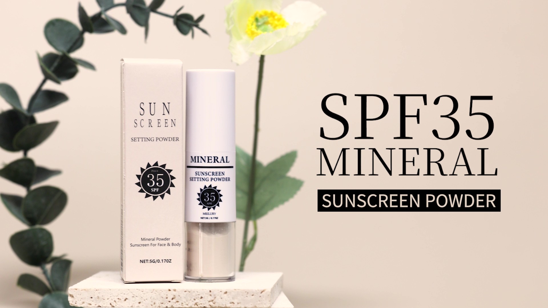 Amazon.com : XINGXYUEL Mineral Sunscreen Setting Powder for