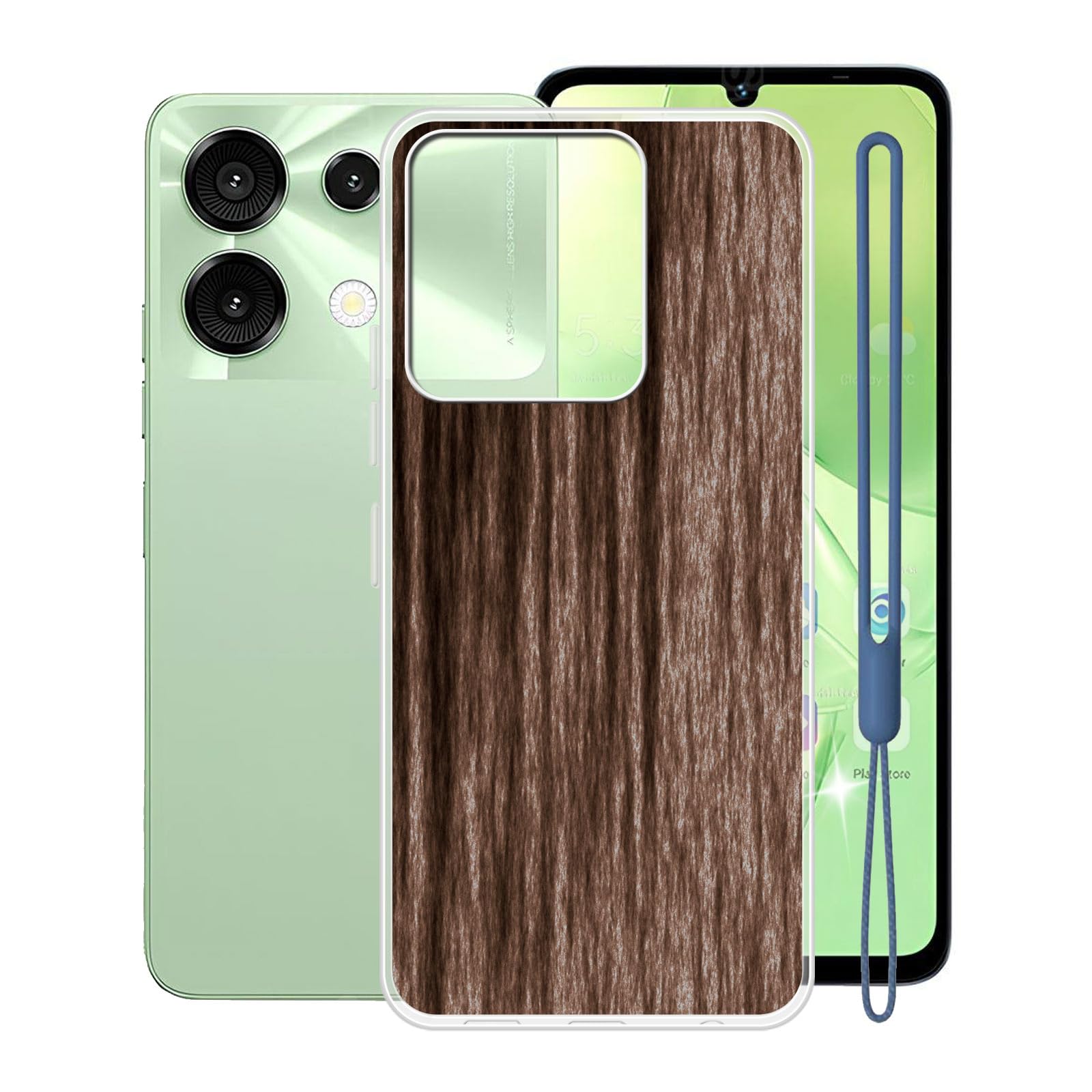 KJYFOANI for Umidigi G9 5G Case, Transparent Hull Soft Silicone TPU Protective Case, Shockproof Anti-fall Shell, Ultra-thin Bumper Back Cover for Umidigi G9 5G (6.75