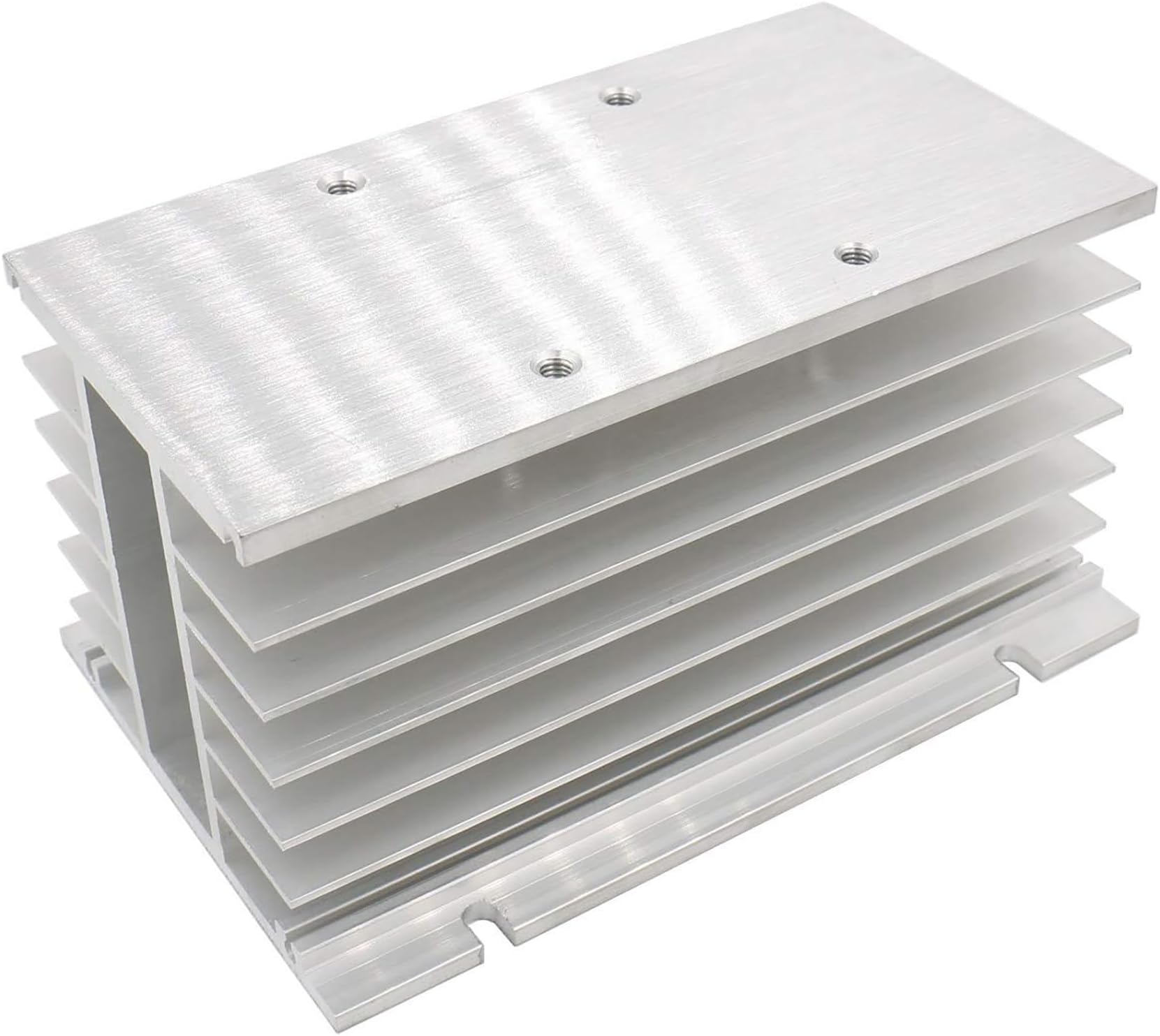 Baomain Heat Sinks Aluminum for Bridge Rectifier MDQ-200A 200A 1600V Diode Module,150mm x 100mm x 80mm