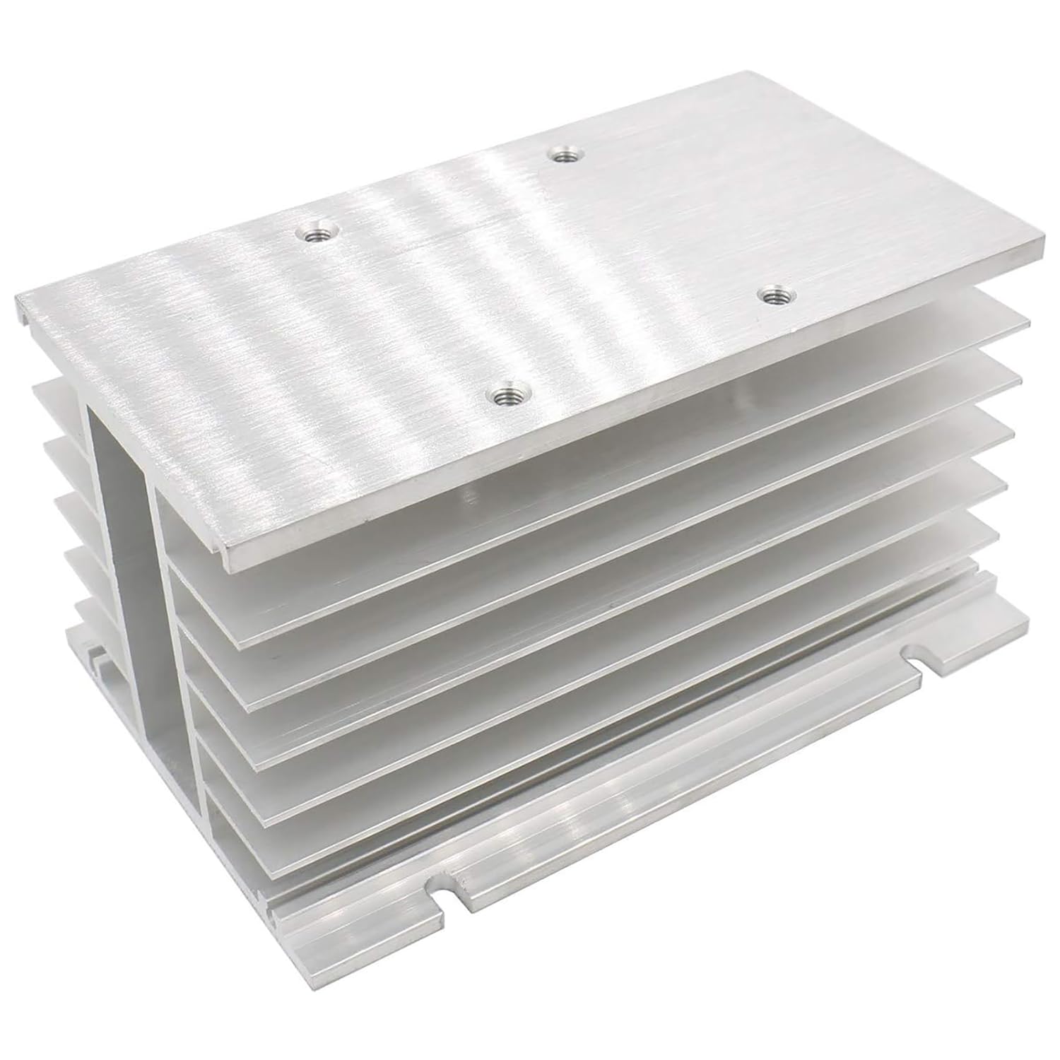 Baomain HS-200A Aluminum Heat Sink for MDQ-200A 200A 1600V Bridge Rectifier - 150x100x80mm Efficient Cooling