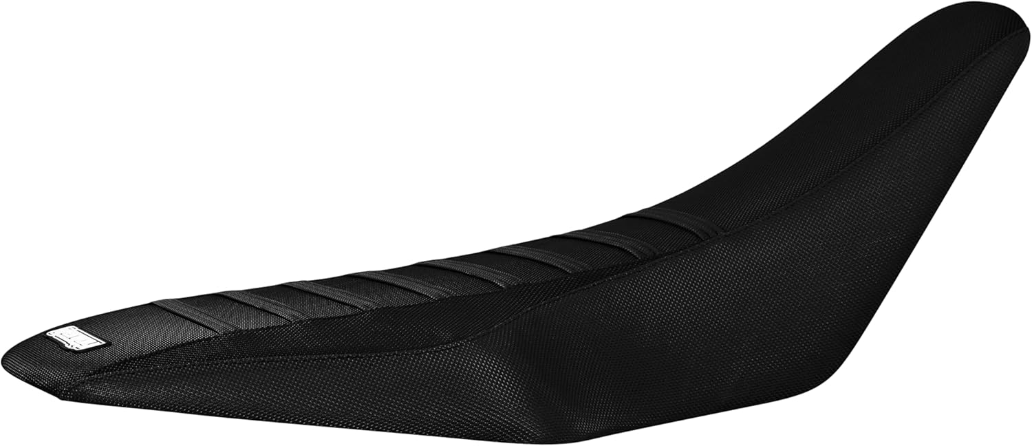 Enjoy Mfg Seat Cover - Compatible with Suzuki 2009-2014 Quadsport Z400 LTZ400 LTZ 400 LTZ400Z 2x4 - #240 (All Black/Black Ribs)