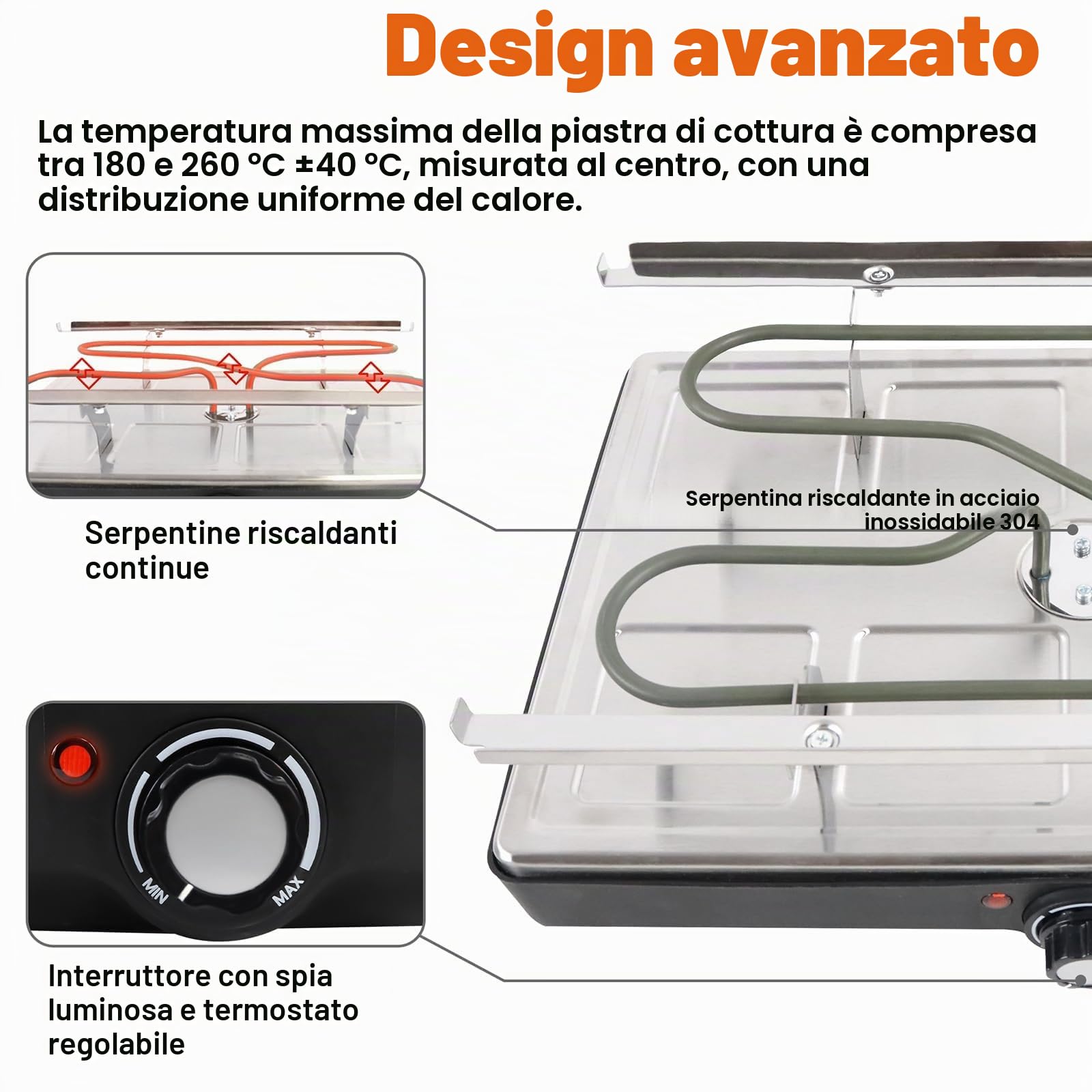 UISEBRT Griglia per raclette per 8 persone, 1400 W, con piastra in granito e piastra per barbecue, rivestimento antiaderente elettrico, set da tavolo per feste, campeggio, Natale