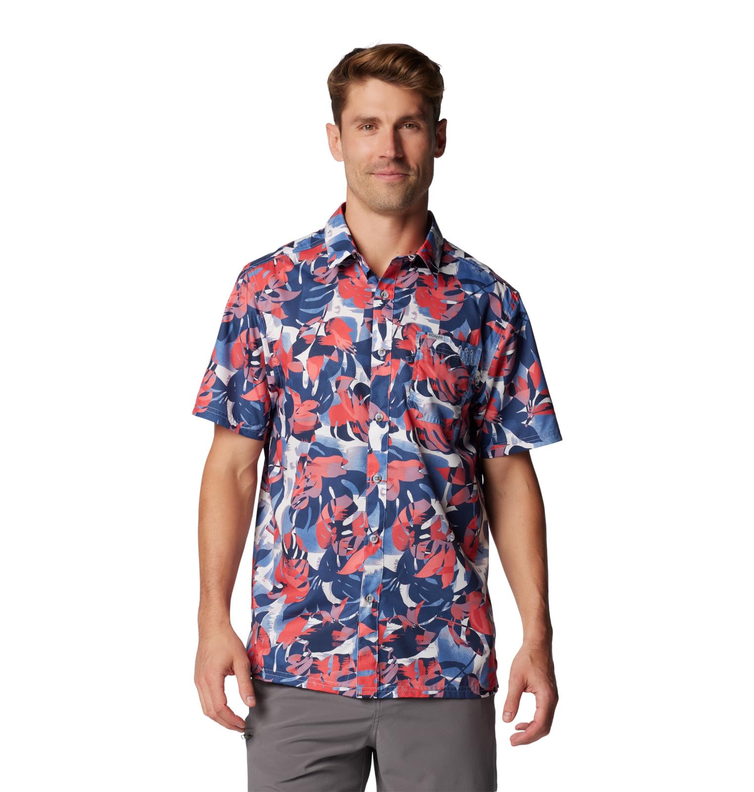 Columbia Men’s Super Slack Tide Camp Shirt Short Sleeve