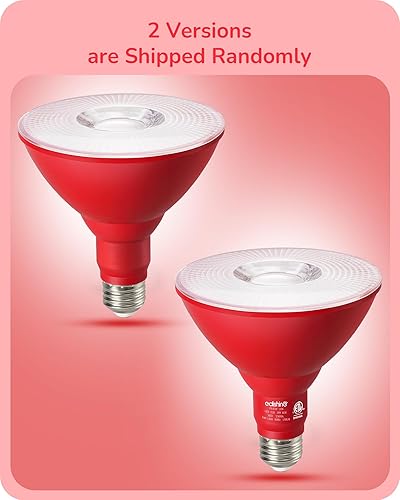 Miniatura 7 de EDISHINE PAR38 - Bombilla LED roja regulable, bombillas rojas de inundación para exteriores, 18 W (equivalente a 120 W), bombillas rojas para