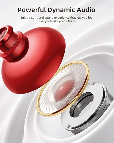 Miniatura 5 de PocBuds Auriculares Bluetooth Auriculares Inalámbricos 80hrs Tiempo de Reproducción Estuche de Carga Inalámbrica Pantalla Digital Auriculares