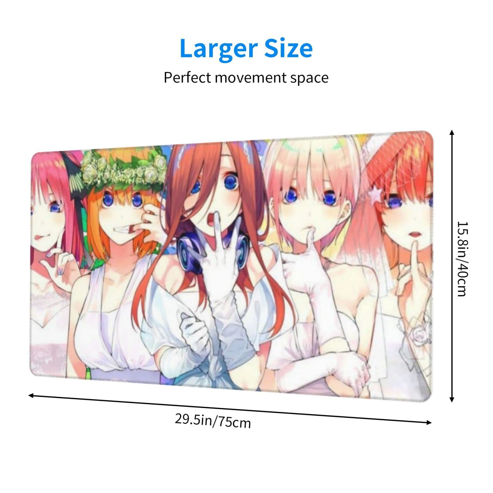 ※残り1点‼️Amazonでは購入不可！五等分の花嫁デザイン マウスパッド90cm Amazon.co.jp: 五等分の花嫁 マウスパッド パソコン 周辺機器 長方形