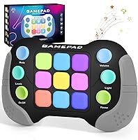 AOTIBO Fast Push Fidget Toys Handheld Game - RGB Lights, 999 Levels, 5 Modes Brain Teaser for Kids Teens Adults STEM Gifts