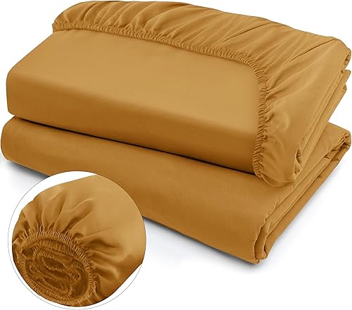 Vista 87 de IR Imperial Rooms Sábana bajera ajustable tamaño King – Sábanas bajeras de 16 pulgadas de profundidad de 16 pulgadas de microfibra suave premium