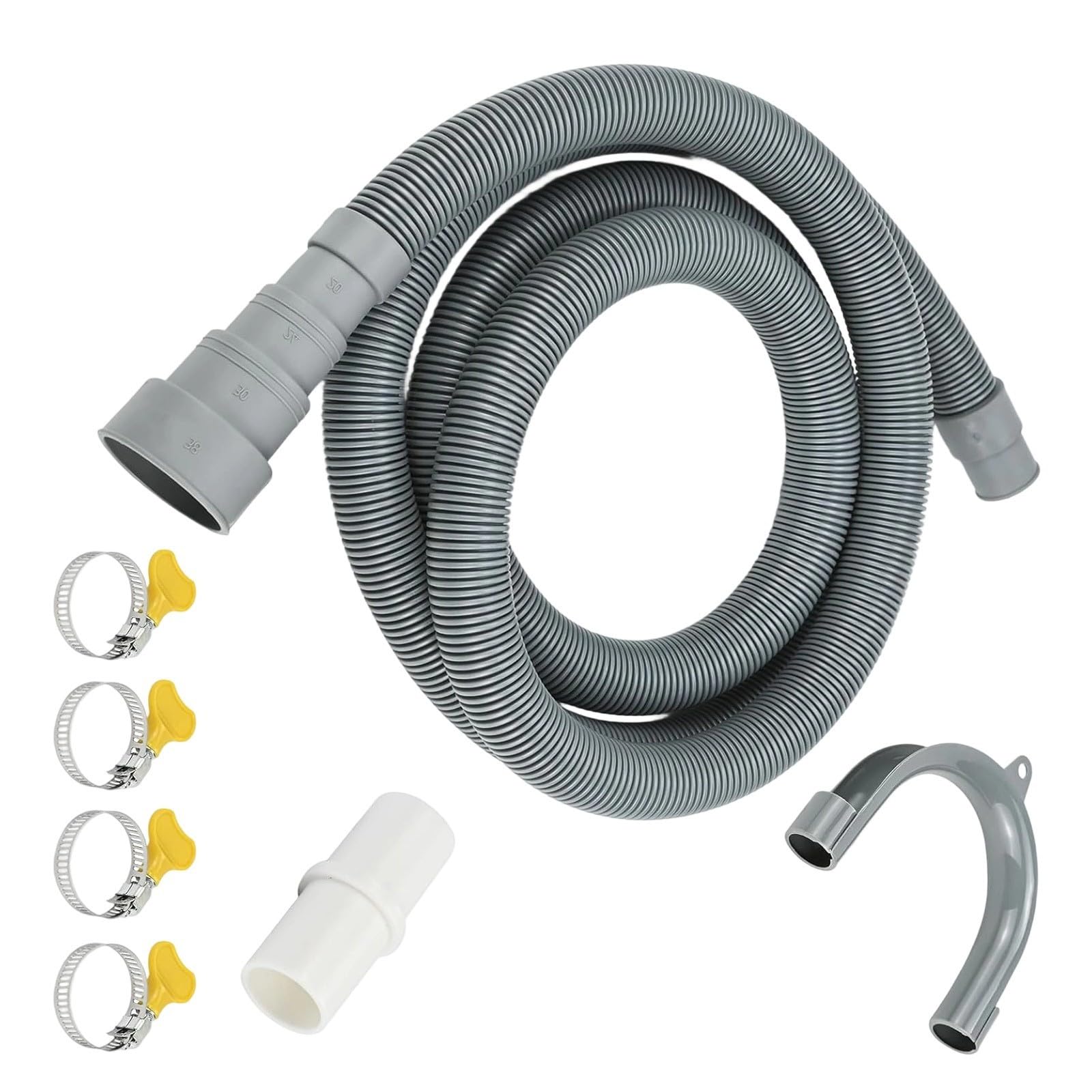 Geavonyg Multicolor Multipurpose Appliance Drain Hose Extension Washing Machine Hoses Washing Machine Drains Pipe Multipurpose Appliance