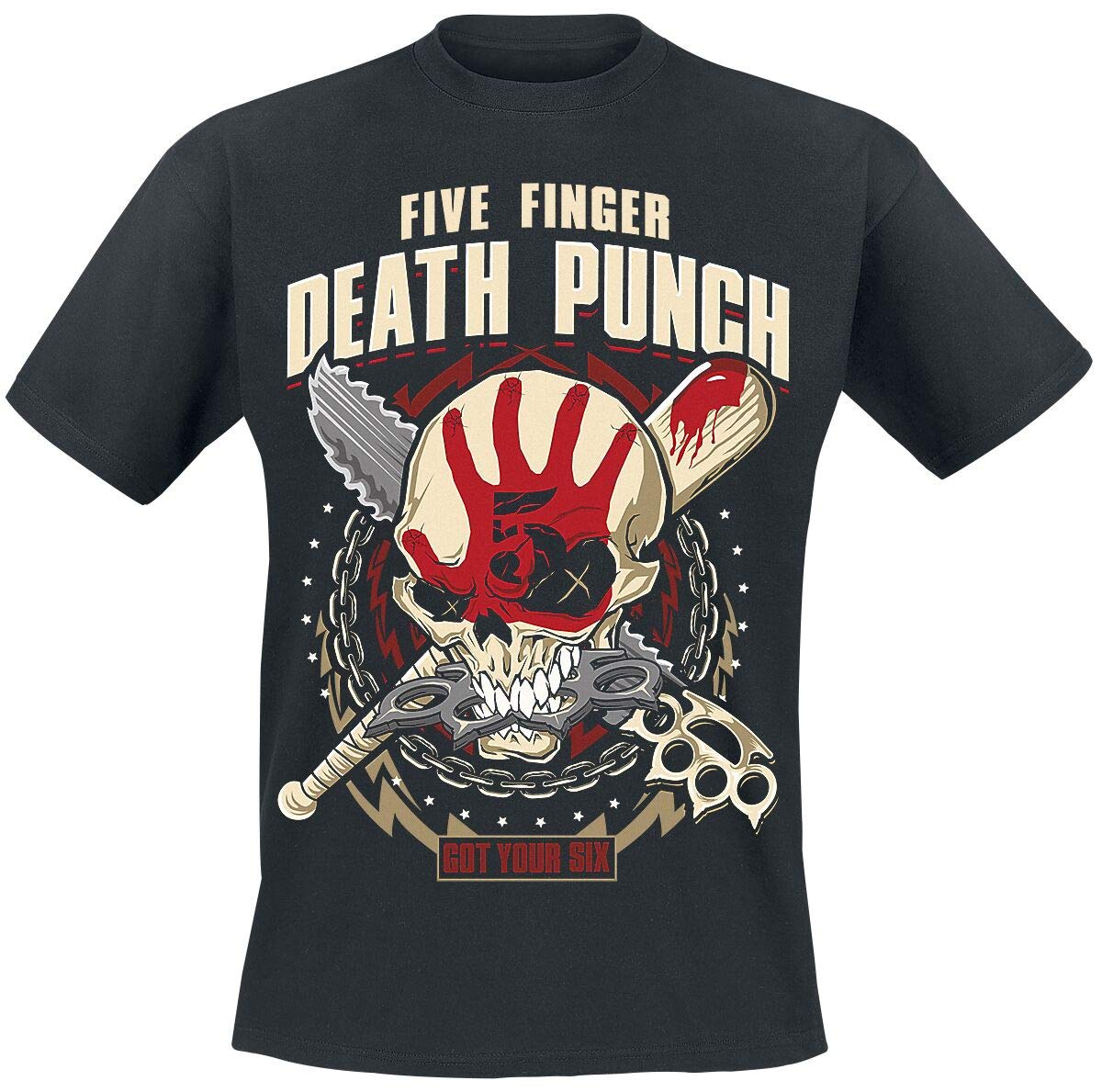Five Finger Death Punch Men's Zombie Kill T-Shirt, Black, XX-Large