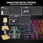 Redragon K617 HE Rapid Trigger Gaming Keyboard, 60% 61 Keys Wired Mechanical Keyboard w/Hyper-Fast Actuation, Dedicated Hall Effect Magnetic Switch, Actuation Point Adjustable, Essential Black