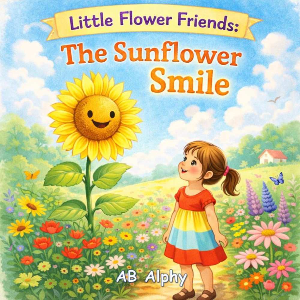 Little Flower Friends: The Sunflower Smile: A Gentle Story About Happiness, Confidence, and Finding Your Inner Sunshine
