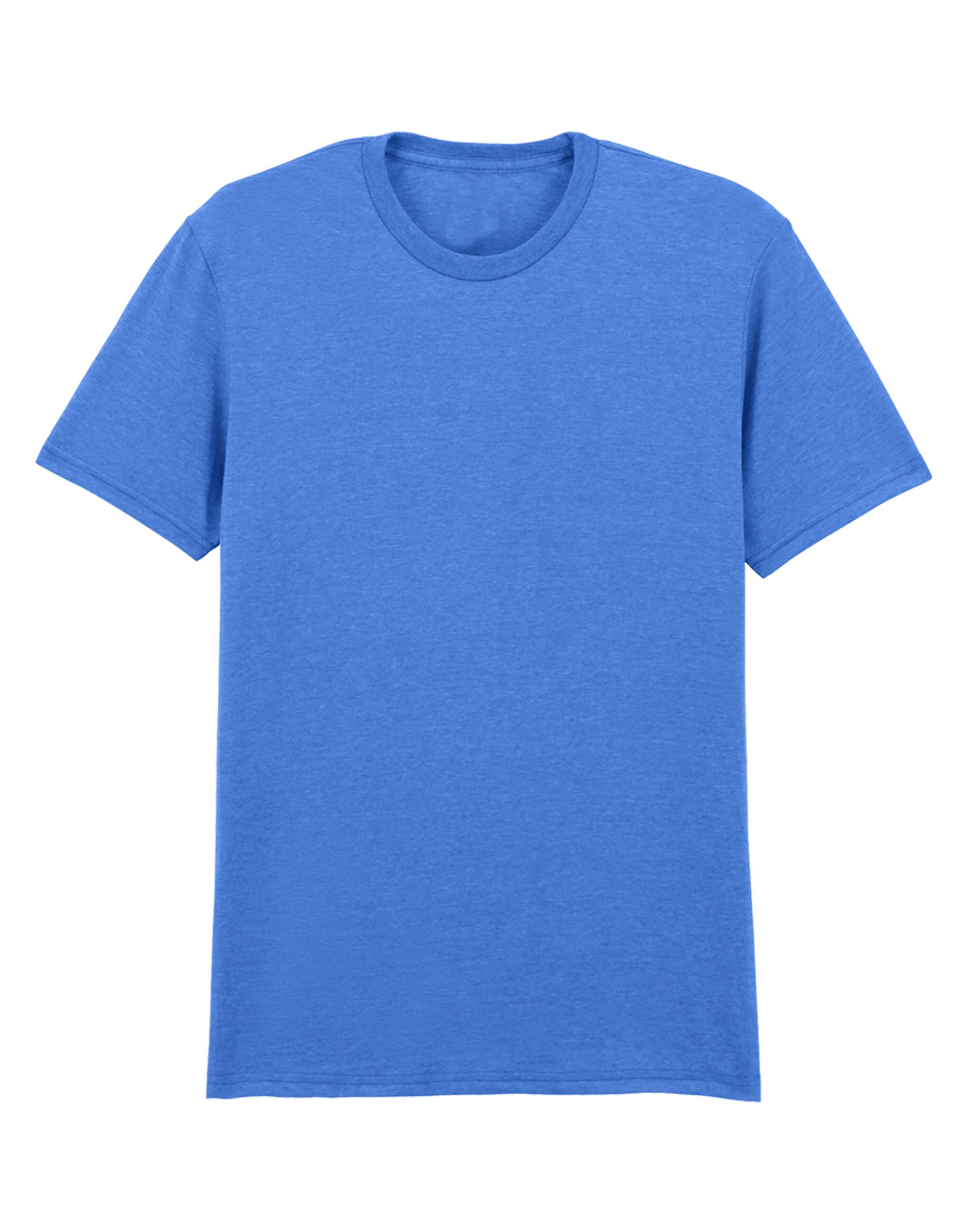 COOZO Softstyle Short Sleeve T-Shirt for Men - Heather Royal - 3XL