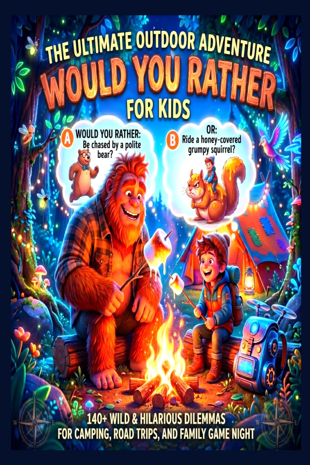 The Ultimate Outdoor Adventure Would You Rather for Kids: 140+ Wild & Hilarious Dilemmas for Camping, Road Trips, and Family Game Night