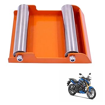 Asryd Portable Wheel Roller for Bike Tyre, Chain Cleaning & Lubricating 160Kg Weight Capacity for Honda Hornet 2.0 (Pack of 1Pcs)