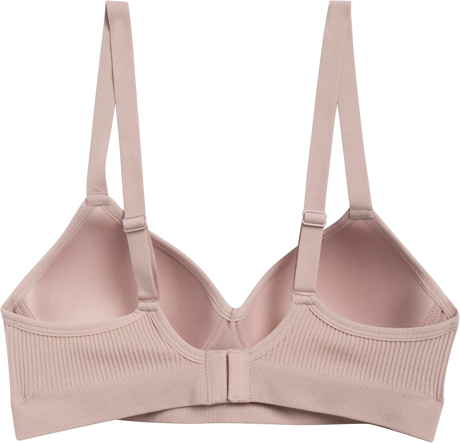 Tommy Hilfiger Womens Seamless Lined Wirefree Ribbed Bra 2-Pack - Image 3