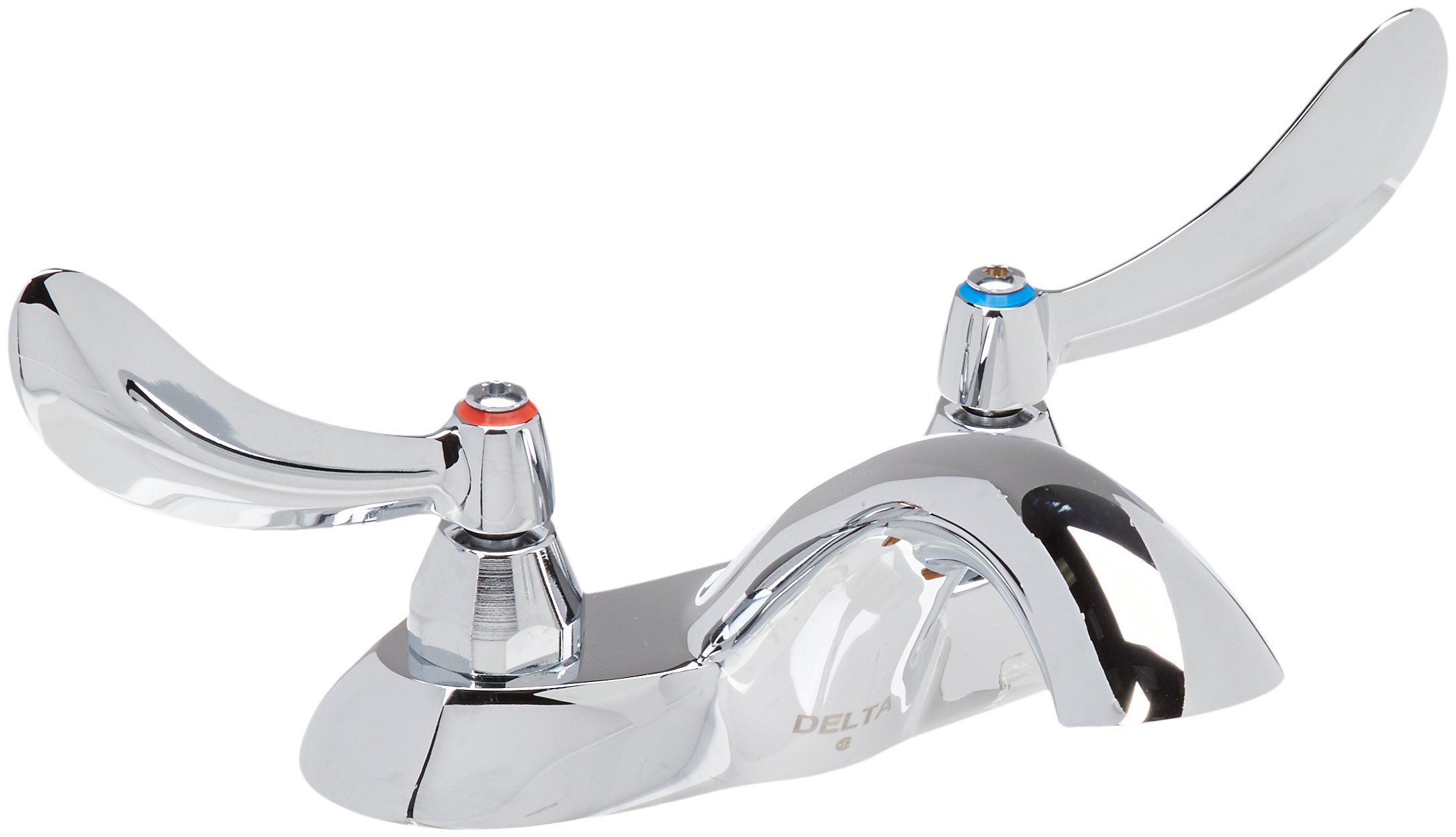 Grifo para lavamanos Delta 21C154 21T bimando cromado sin vaciador automático para baño