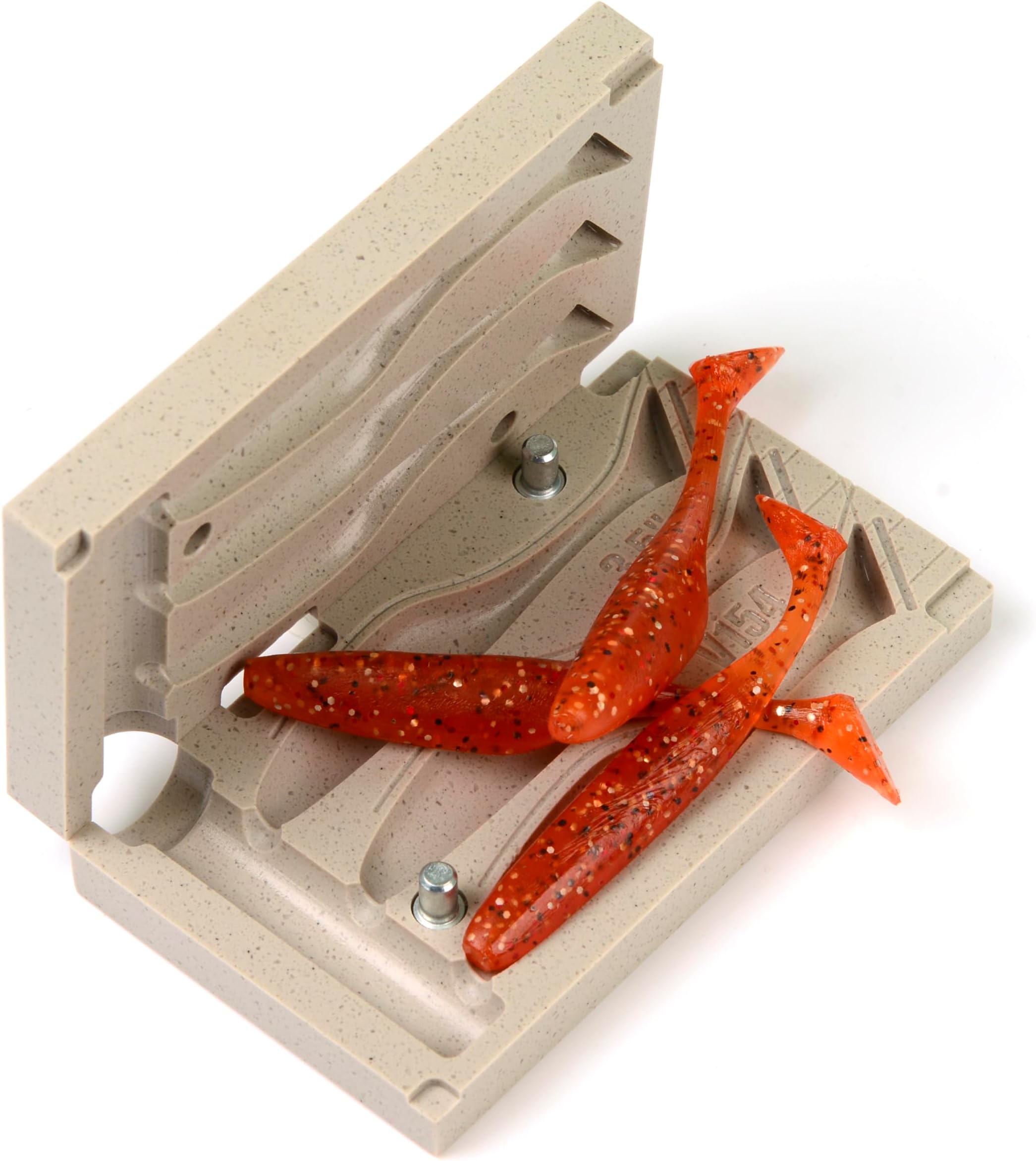 FatFish V22 Injection Form Soft Plastiс Lure Making Injection Molds for DIY Fishing Lures 4"