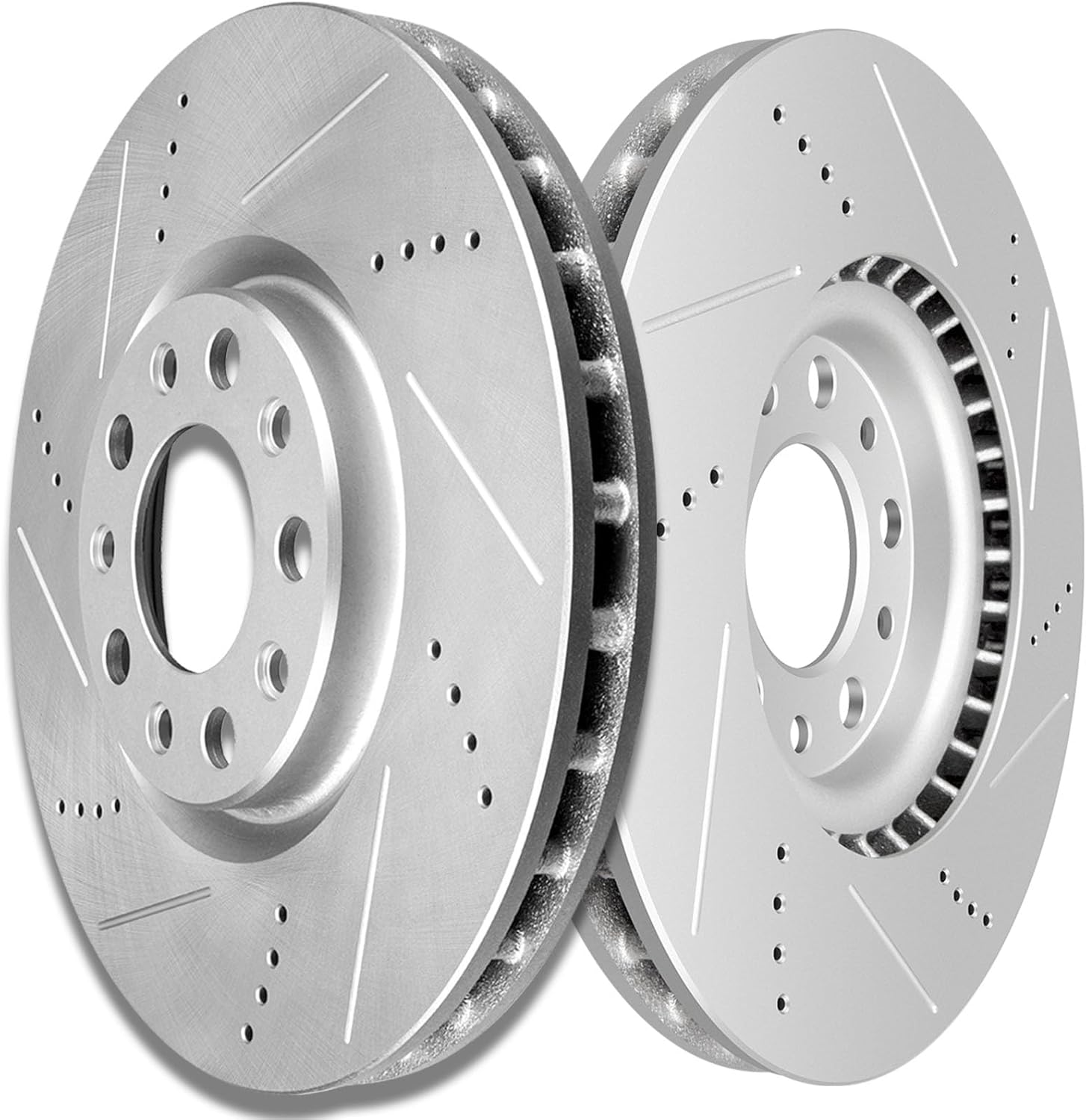 SCITOO Front Disc Brake Rotors Kits Fit For Dodge Dart 2013-2016 Front Brake Rotors Kits[2PCS] 68082120AA