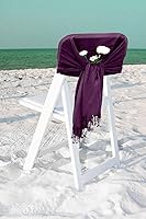 Vista 54 de Sakkas - Chal liso, suave y sedoso Negro