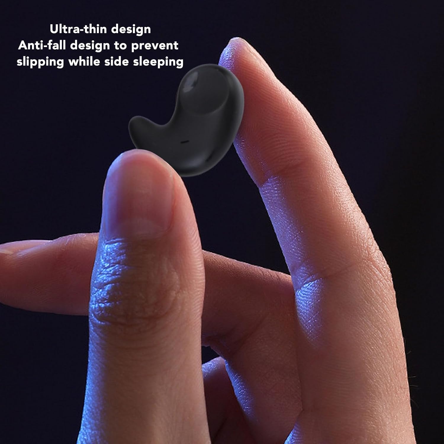GOWENIC Sleep Earbuds for Side Sleepers, Bluetooth 5.4 Headphones, Noise Cancelling Mic, Ergonomic Comfort Fit Wireless Earphones, True Wireless Earbuds with Battery Display