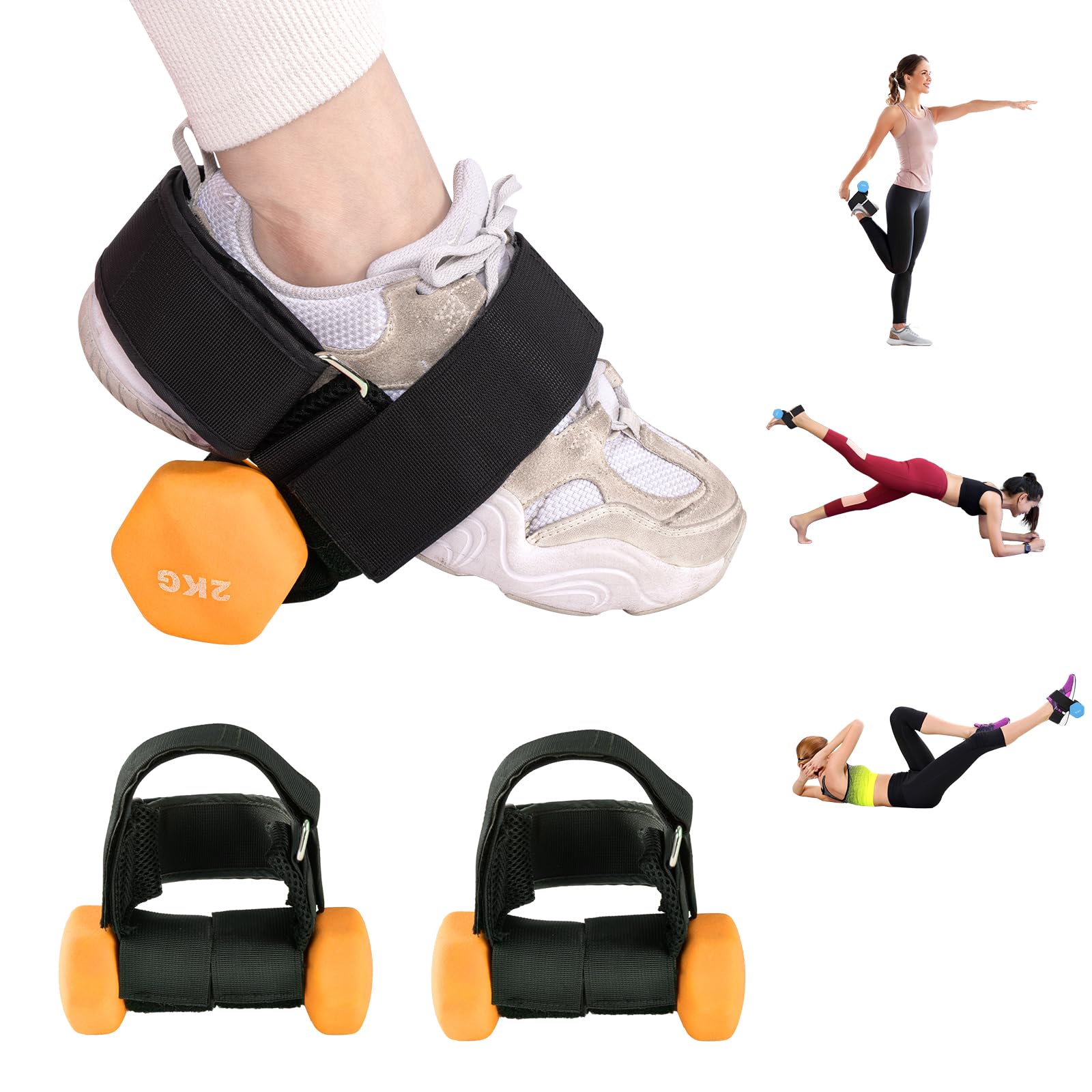 Pesas Ajustables Para Tobillos - Polainas De Neopreno Con Peso