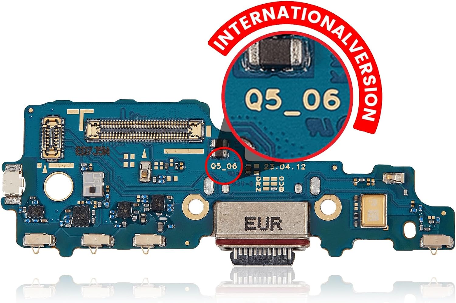 Best Shopper - Replacement Charging Port Board Compatible with Samsung Galaxy Z Fold 5 (F946B) (International Version)