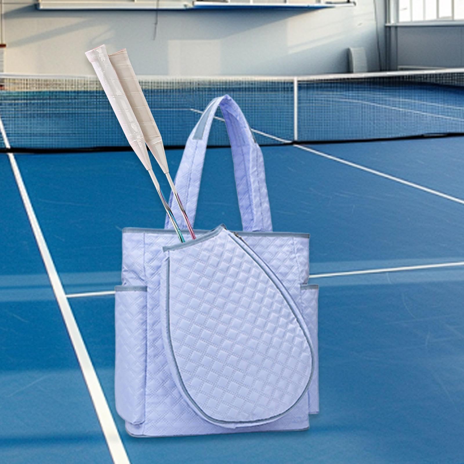 Borsa da Tennis, Borsa per Racchette, Borsa Sportiva, Borsa Fitness, Borsa per Racchette da Badminton, Borsa a Tracolla per Uomo E Donna, Idea Regalo
