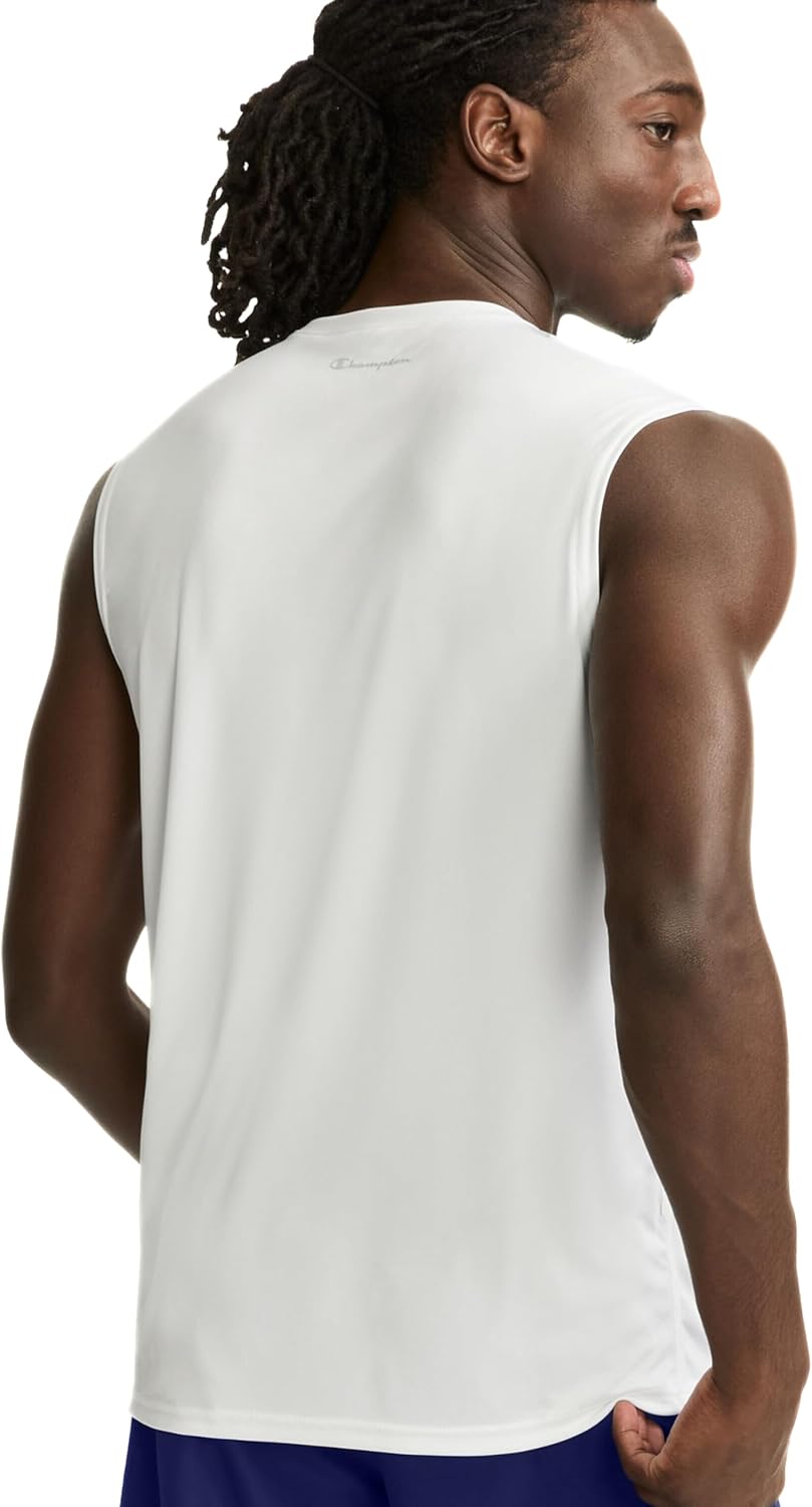 Champion Men's Sleeveless T-shirt, Sport Tank, Muscle T-shirt for Men (Reg. Or Big & Tall) - Image 2