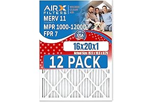 16x20x1 Air Filter for Enhanced Indoor Air Quality
