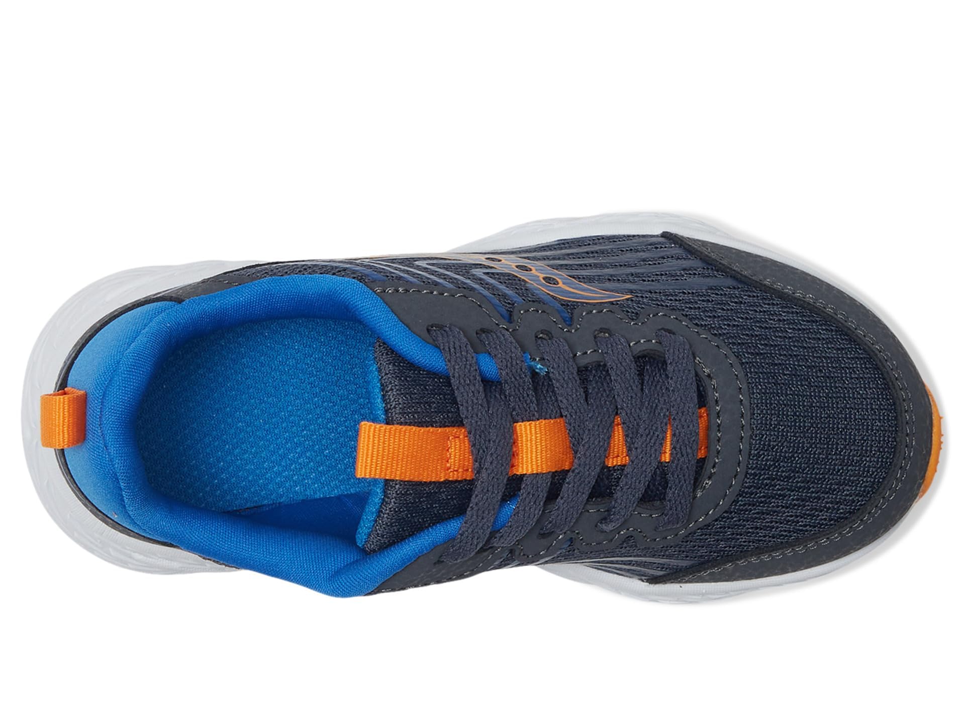 Saucony Wind 3.0 (Little Big Kid) Sneaker, Navy/Peel, 6 US Unisex