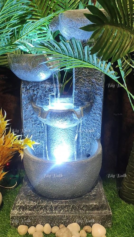 4 Steps 4 Tier Big Fountain for Living Room Home Decor Garden Decoration and Drawing Room Indoor Outdoor-image-19