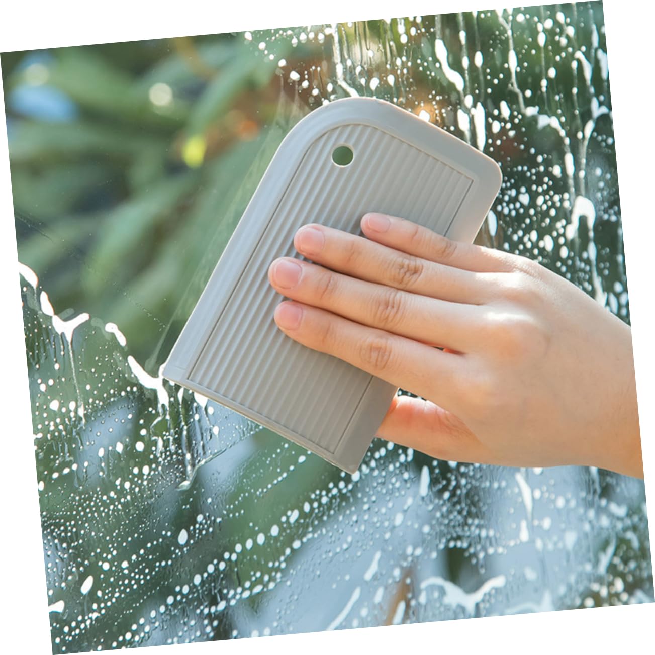 FRCOLOR 2Pcs Glass Wiper Lightweight Water Scraper for Mirrors Windows and Shower Doors Durable for Bathroom and Home Use