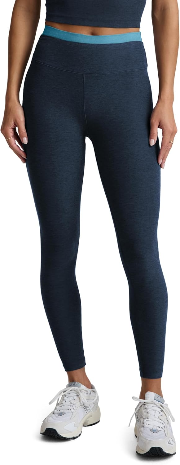Beyond Yoga Women's Spacedye Layered High Waisted Midi Legging