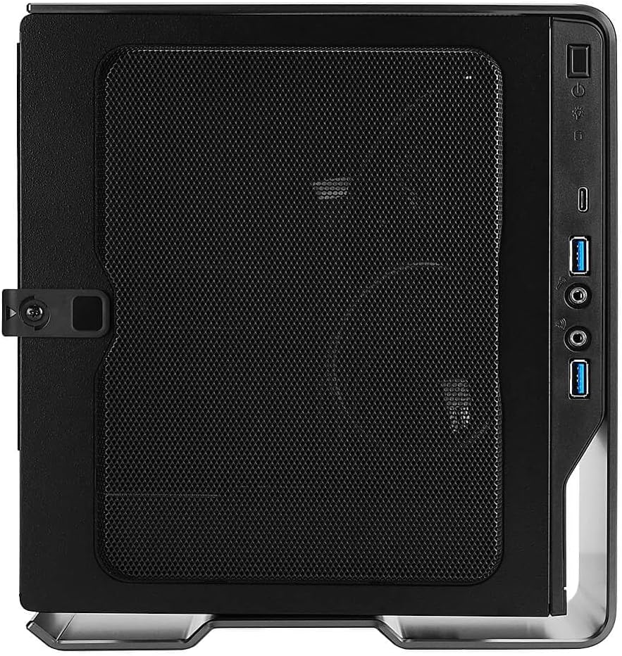 InWin Chopin MAX-Mini-ITX Case-Includes 200W 80+ Gold Power Supply-Supports AMD, Intel CPU-Customizable I/O Strip-Silver-IW-CS-CHOPINMAXSIL-PS200W