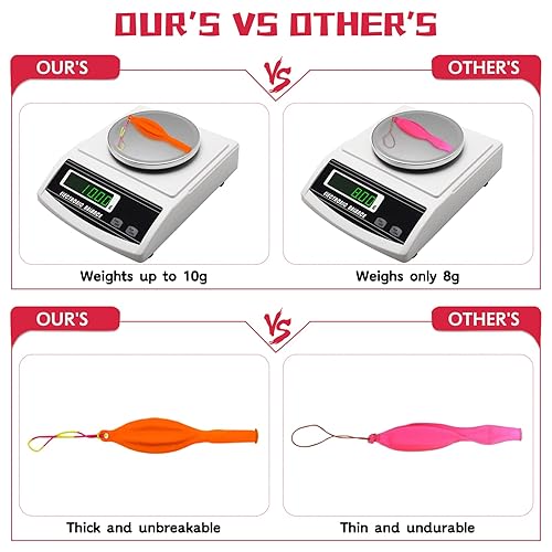 Miniatura 3 de LEEZZIZZ 41 piezas de globos de perforación, globos de perforación de neón engrosados resistentes con asa de banda de goma, recuerdos de fiesta de