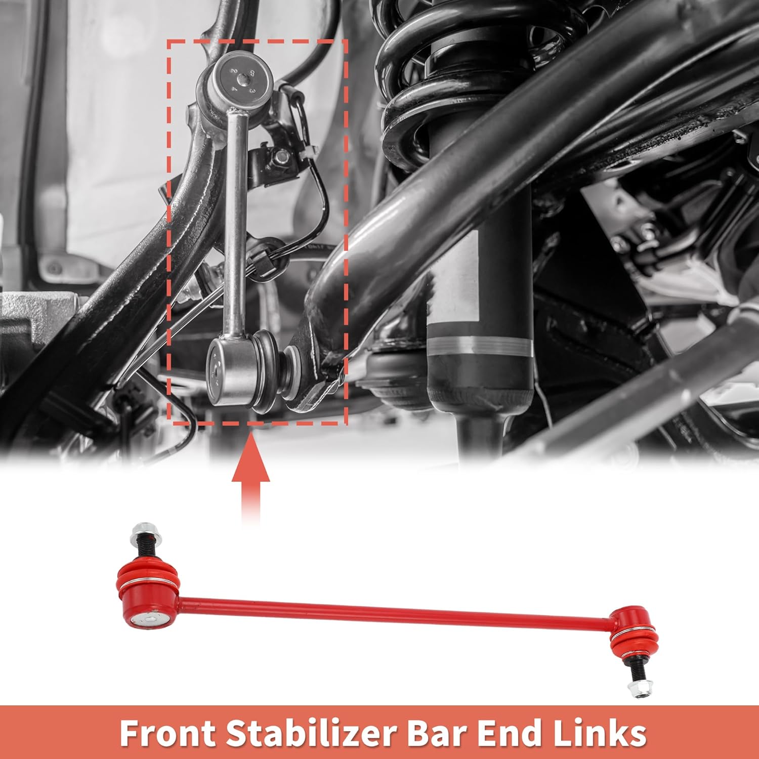 X AUTOHAUX 2 Pcs Front Sway Bar Links Stabilizer Link Kit for Honda Civic 2016-2017 for Honda Civic 2018-2019 Suspension Kit No.K750865