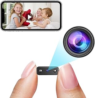 Smallest Hidden Camera Wifi Detector,Wireless Wifi Spy Camera,HD1080P Baby Monitor Camera For Inside Home,Nanny Cam,Mini Camera,Small Camera,Spy Cam,Mini Spy Camera,Pet Camera For iOS Android APP