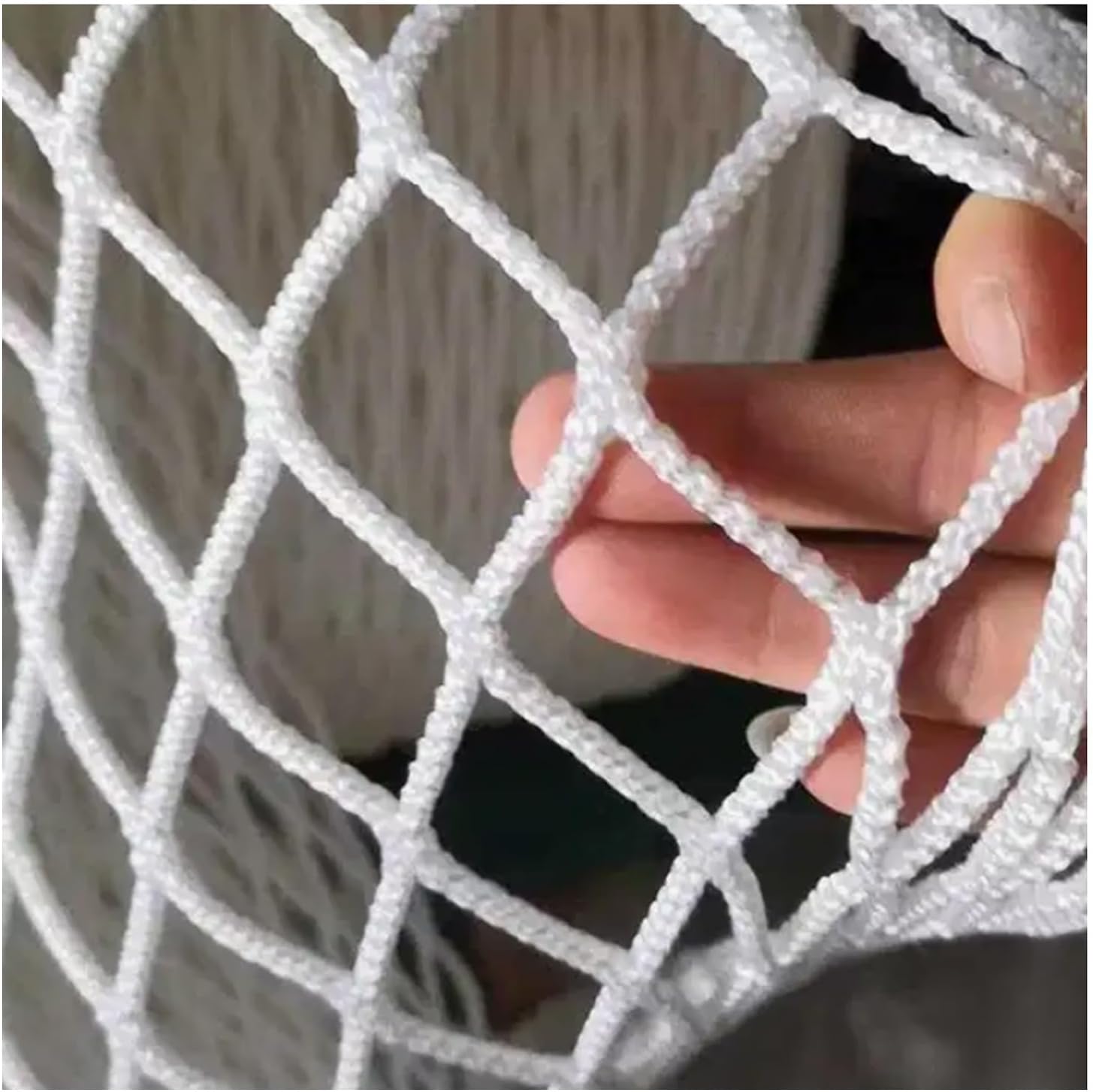Kids Outdoor Climbing Safety Net 16x26ft - Durable Rope Net for Playground, Patio, Balcony Protection, Trellis Netting, 5x8m, Child Safety Climbing Equipment
