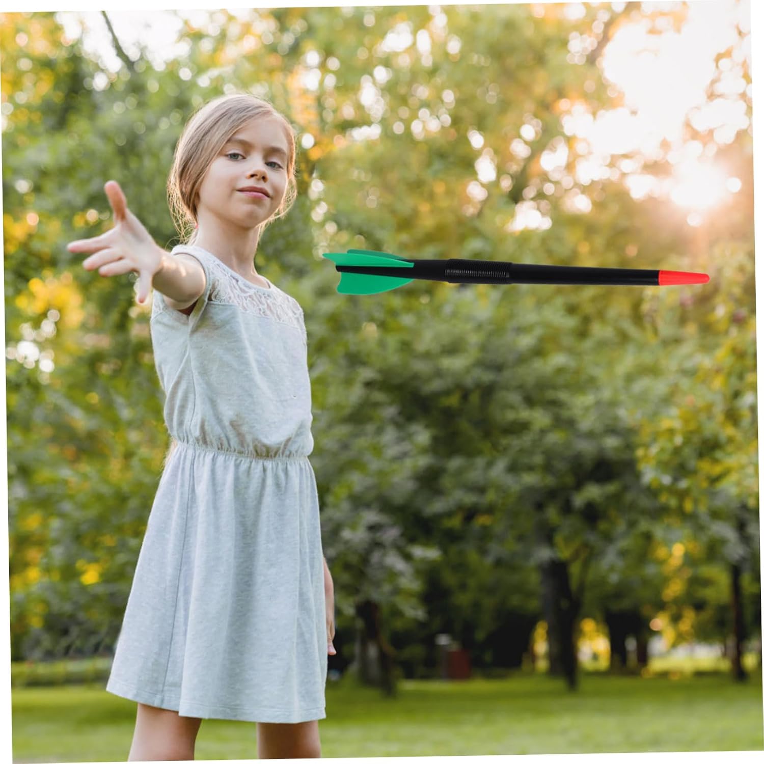 BESTonZON 2pcs Developmental Javelin Soft Plastic Throwing Practice Equipment for Boys and Girls Physical Skills