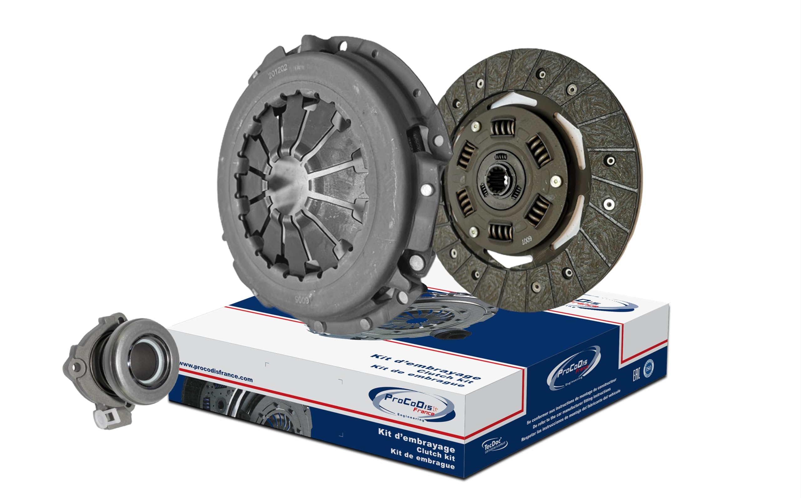 Kit d'embrayage PROCODIS KTE391BH avec mécanisme de friction renforcé - 2
