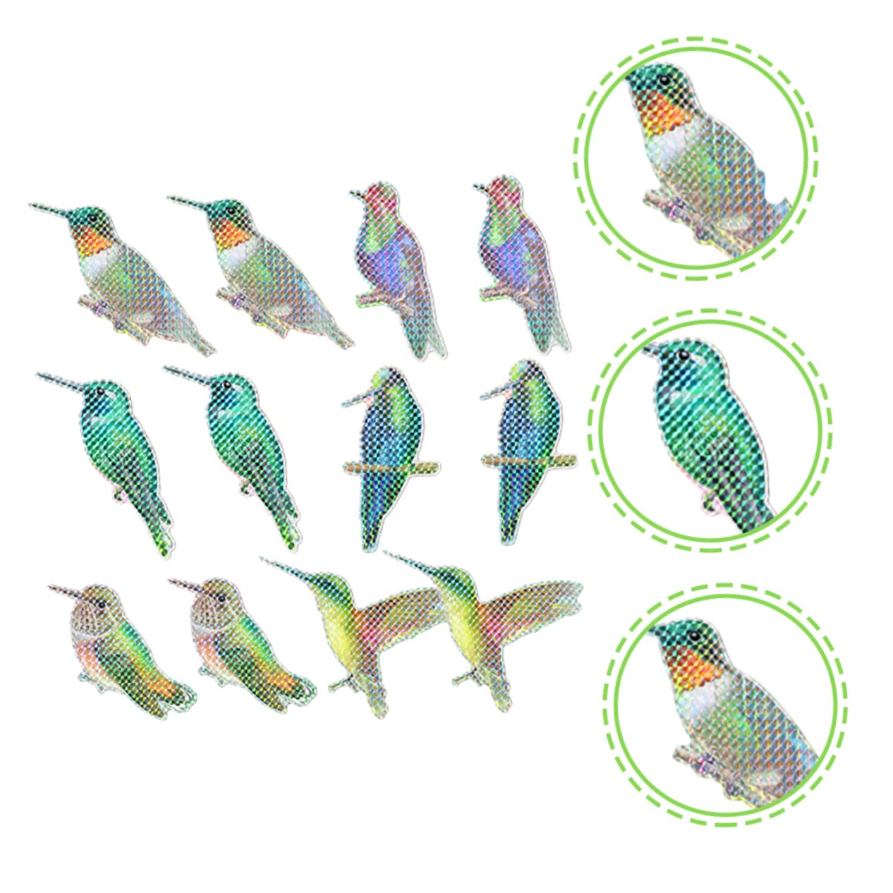 Alipis Paare Magnetischer Aufkleber des fliegenden Vogels tiermotive animal-design fensteraufkleber fensteraufkleber selber machen magnetische Fensteraufkleber -Aufkleber