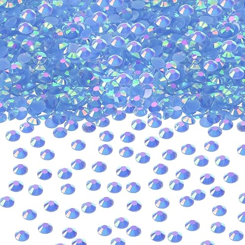 Miniatura 7 de Diamantes de imitación de resina con parte trasera plana, gemas de cristal redondas para proyectos de arte de uñas, botellas, zapatos, ropa,