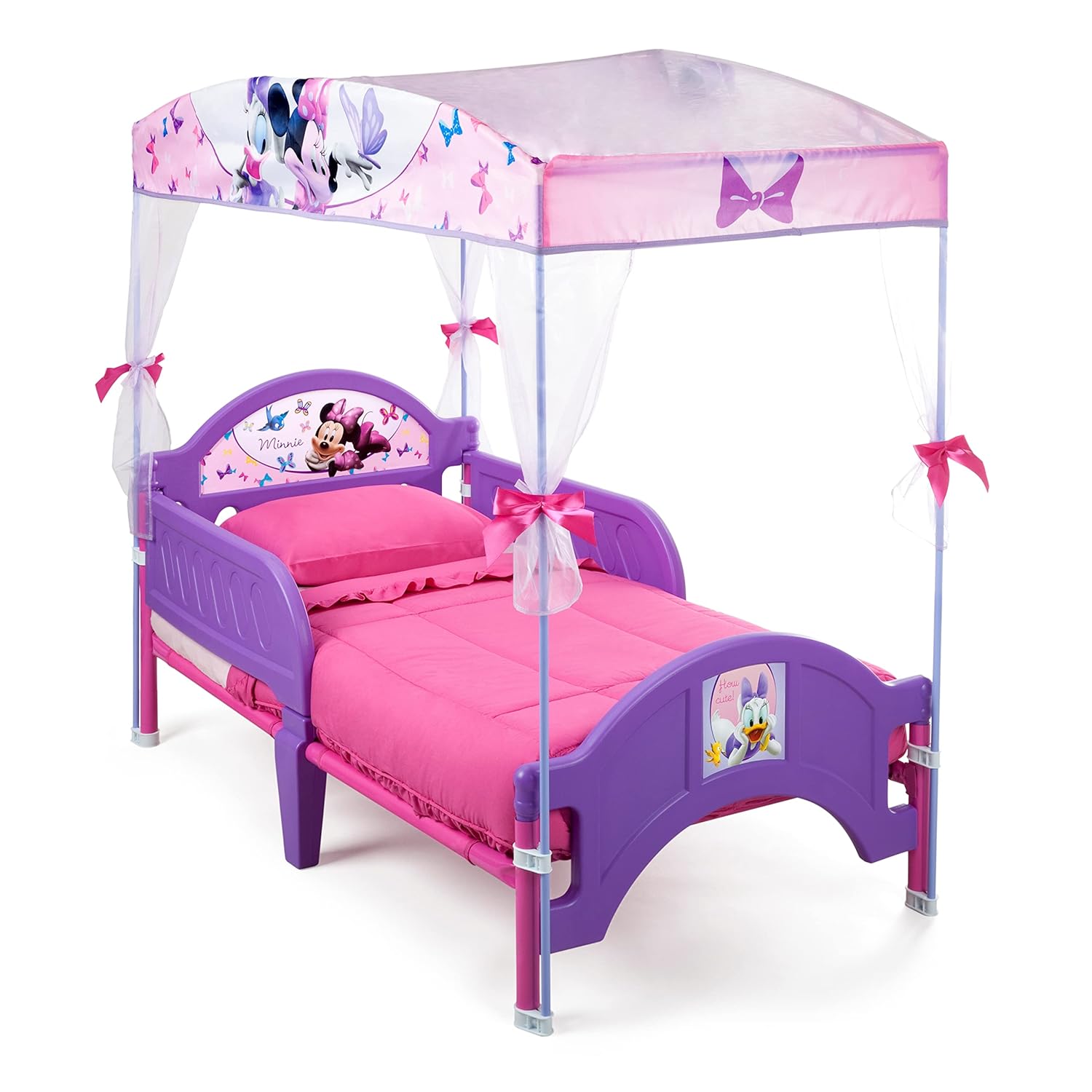 Delta Children's Products Minnie Mouse Canopy Toddler Bed,Purple & Delta Children Canopy Toddler Bed, Disney Frozen