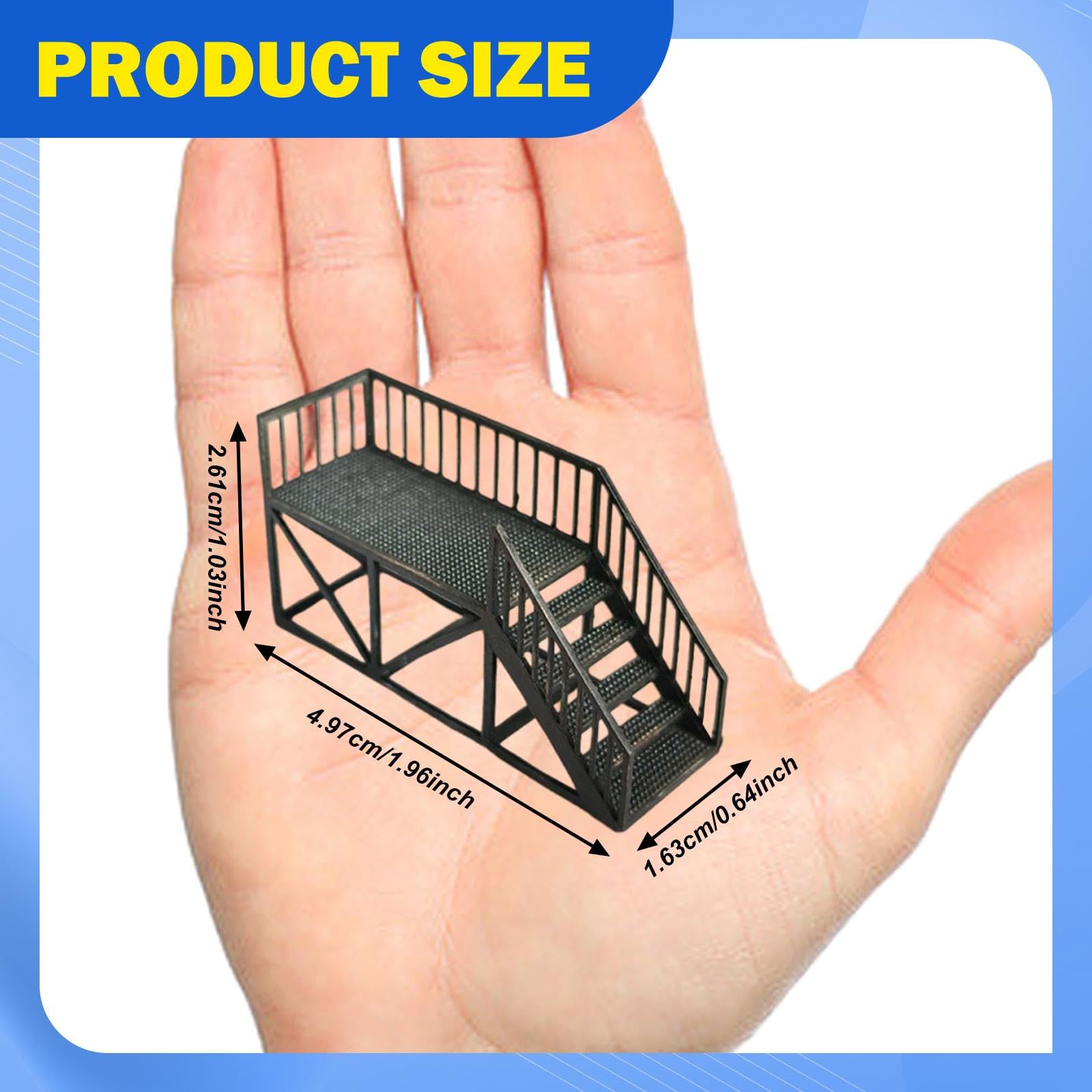 Diorama de Escalera en Miniatura a Escala 1/64 para Decoración del Hogar con