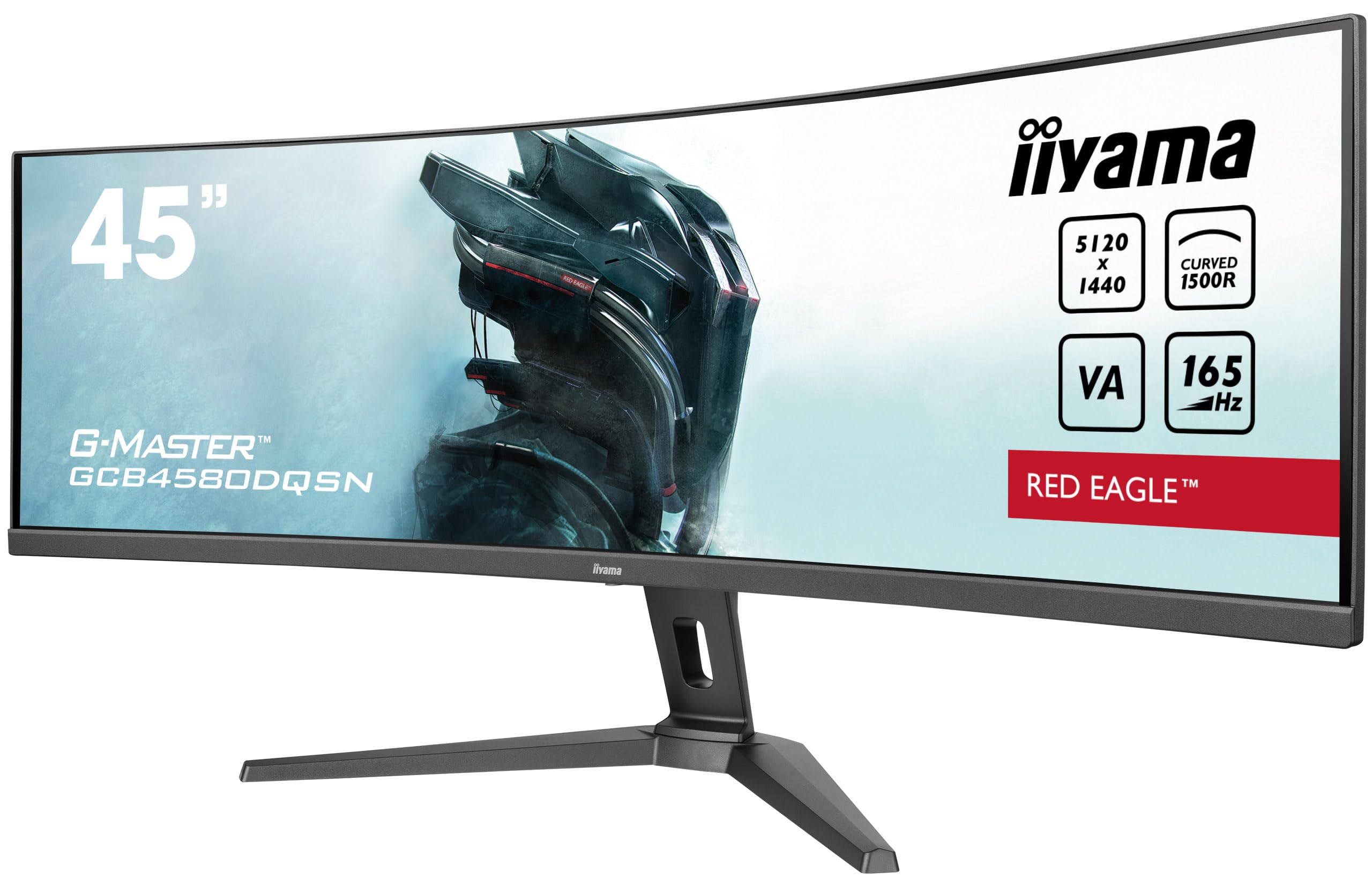 iiyama G-Master Red Eagle Curved monitor komputerowy 114,3 cm (45") 5120 x 1440 pikseli Dual QHD LED Czarny