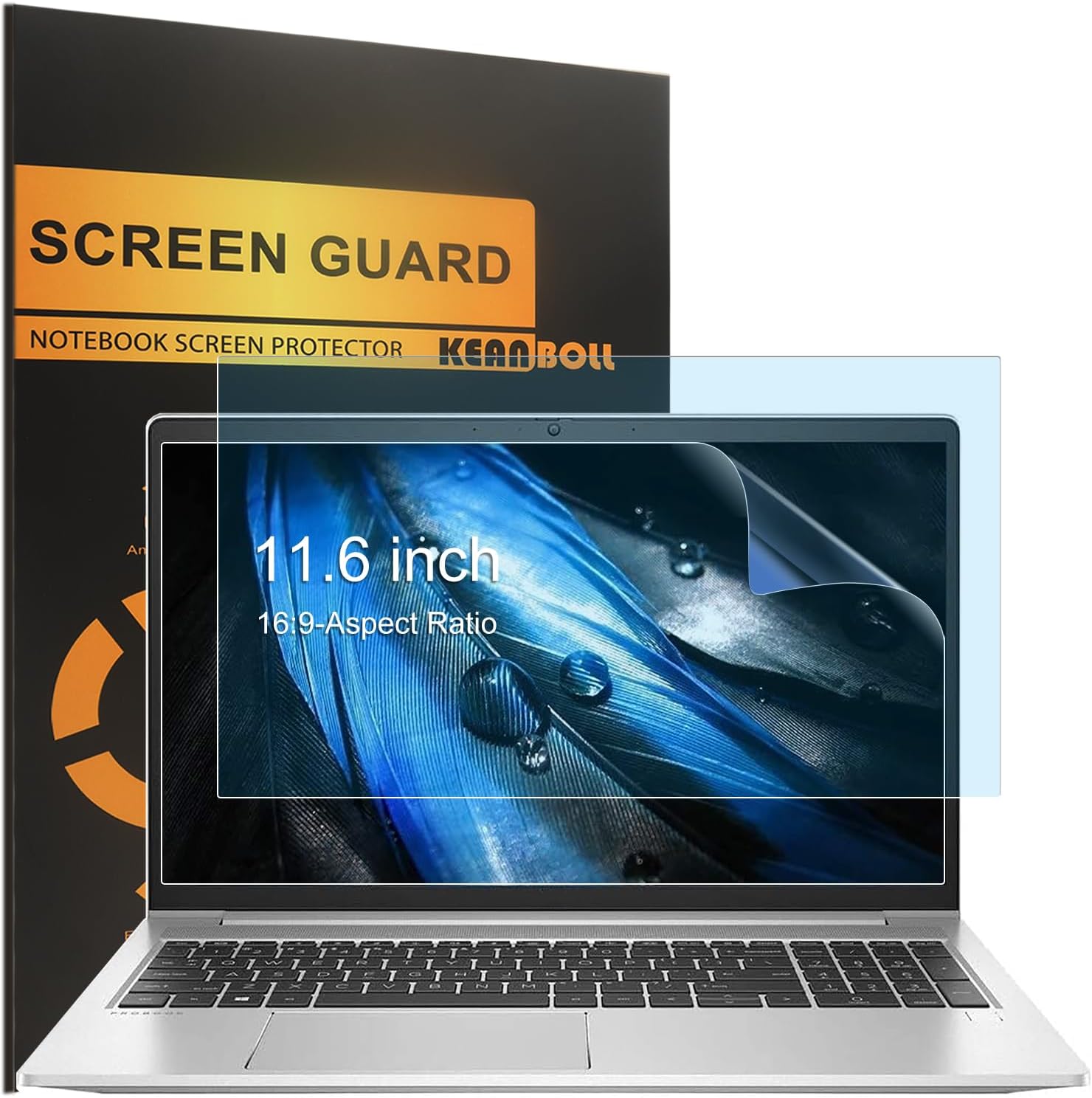 KEANBOLL 2-Pack 11.6″ Blue Light Blocking & Anti-Glare Screen Protector | Universal Fit for HP, Dell, Asus, Samsung, Lenovo, Acer Chromebooks & 16:9 Laptops (Eye Comfort +Anti Blue Light)