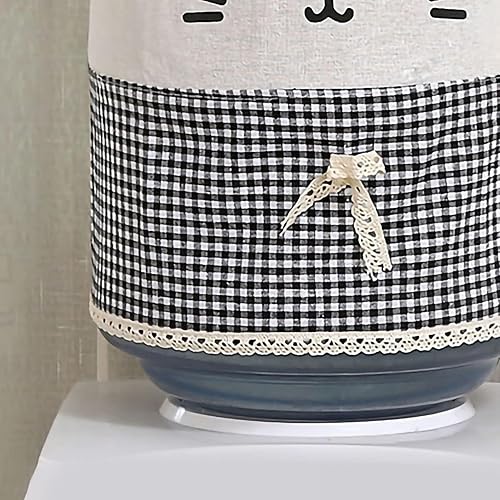 Miniatura 4 de Cubiertas de barril dispensador de agua, bonita decoración de cubo de tela, reutilizable, a prueba de polvo, protector para dispensador de agua de