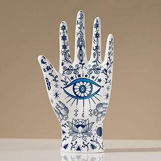 Owlcatcok Evil Eye Ring Display Rack，In-Store Jewelry Display Stand,Hand jewelry holder Bracelet and Ring Display Holder Ring display，Jewelry and Room Decorations