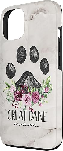Vista 2 de Funda para iPhone 13 Great Dane Gifts Dog Mom